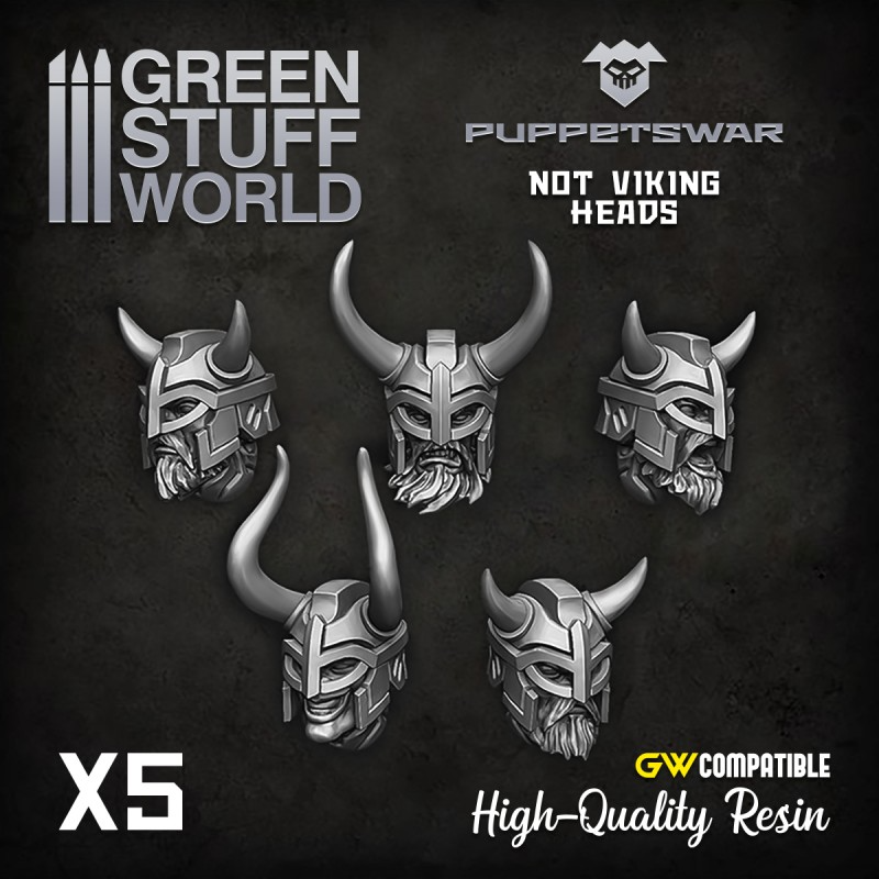 Viking Heads (Horned) 1