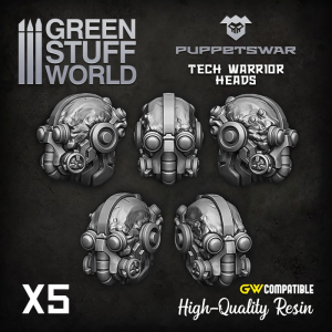 Tech Warrior heads 1