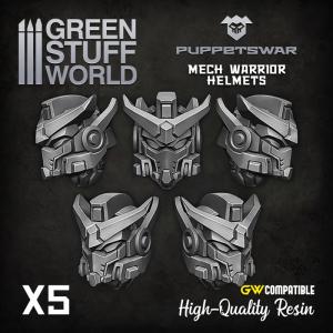 Mech Warrior helmets 1
