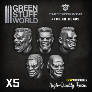 African heads 1