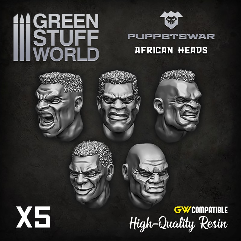 African heads 1