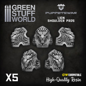Lion Shoulder Pads 1
