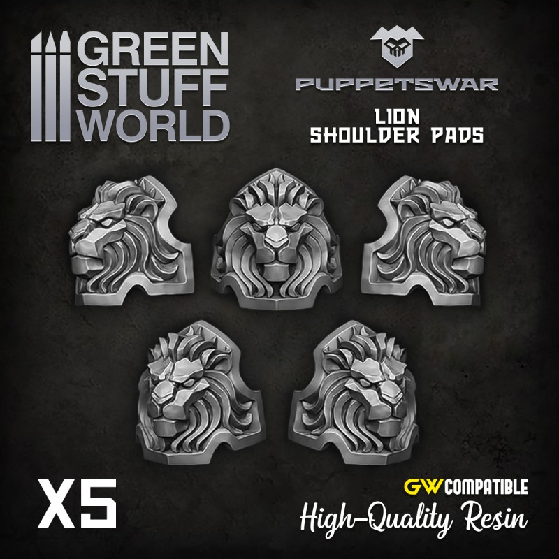 Lion Shoulder Pads 1