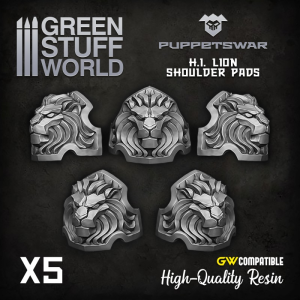 (H.I.) Lion Shoulder Pads 2 1