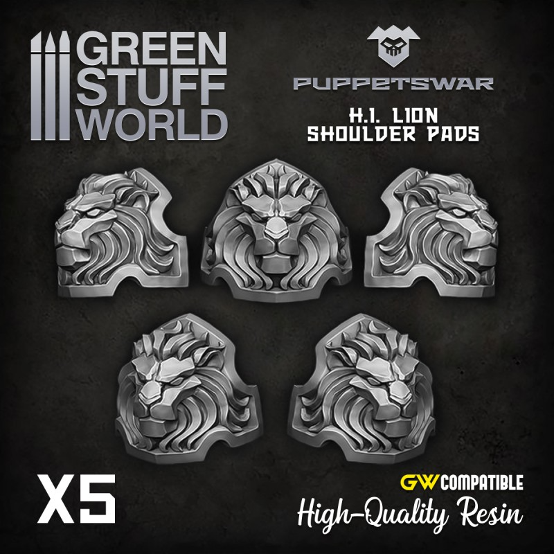 (H.I.) Lion Shoulder Pads 2 2