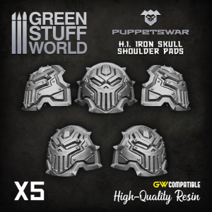 Iron Skull Shoulder Pads 2 1