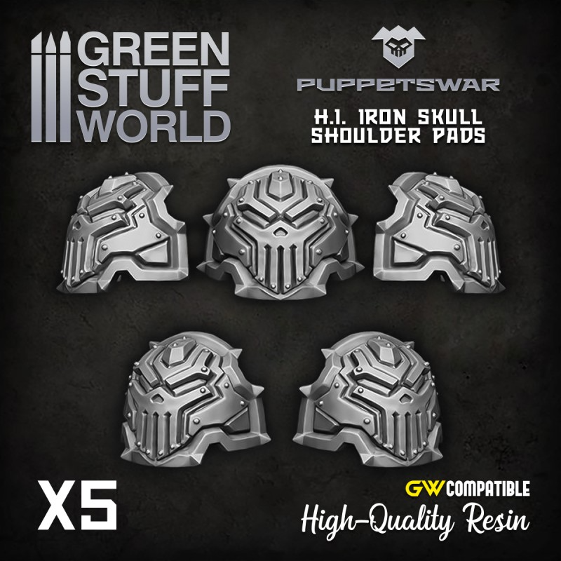 Iron Skull Shoulder Pads 2 1