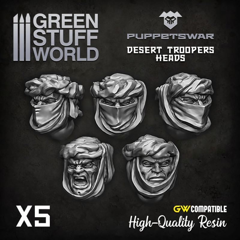 Desert Troopers Heads 1