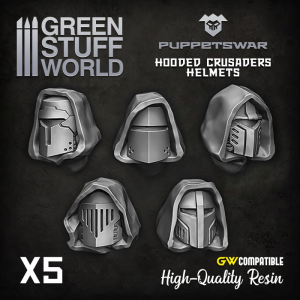 Hooded Crusaders Helmets 1