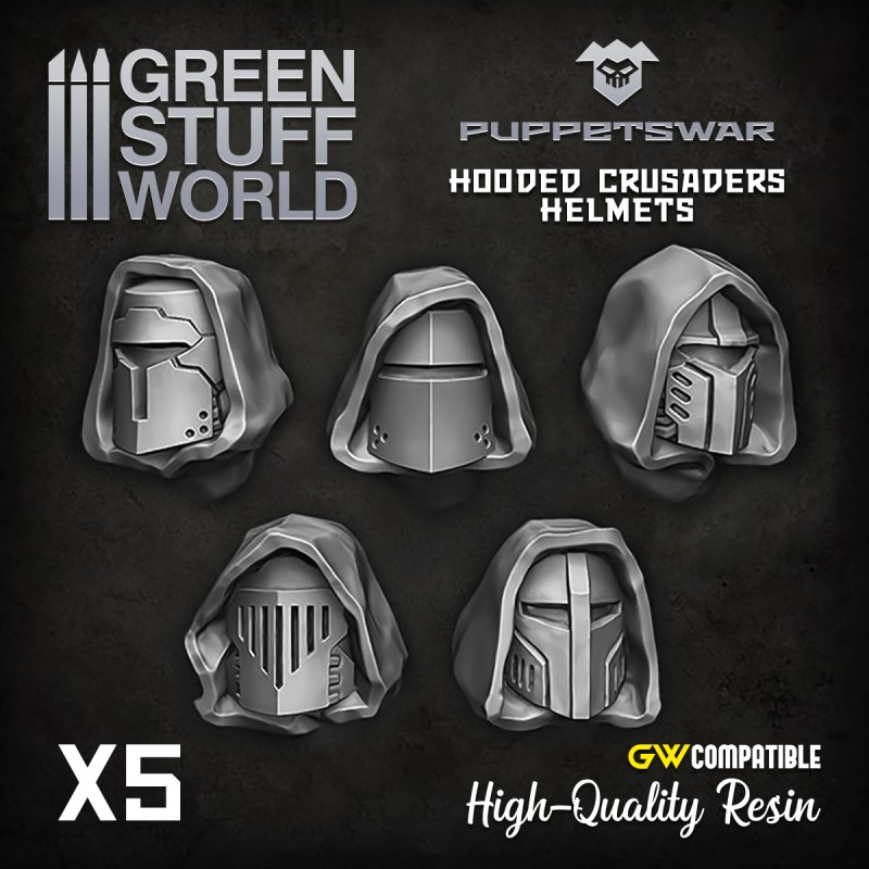 Hooded Crusaders Helmets 1