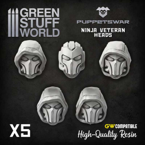 Ninja Veteran Heads 1