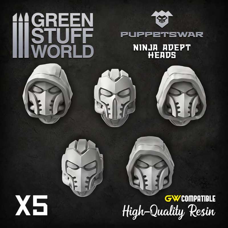 Ninja Adept Heads 1