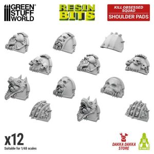 DakkaDakka - Kill Obsessed Squad - Khorne Shoulder Pads 1