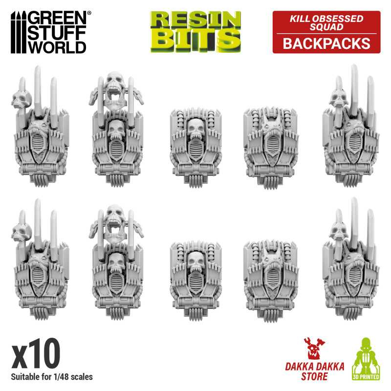 DakkaDakka - Kill Obsessed Squad - Khorne Backpacks 1