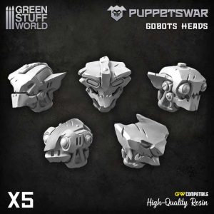 PuppetsWar - Gobots Heads 1
