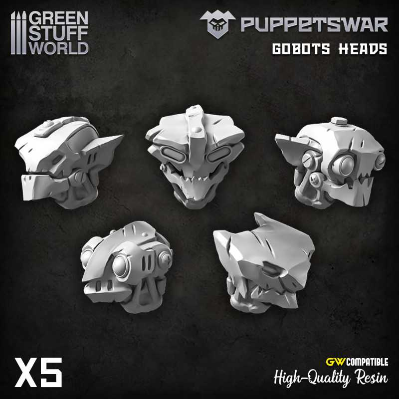 PuppetsWar - Gobots Heads 1