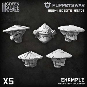 PuppetsWar - Bushi Gobots Heads 1