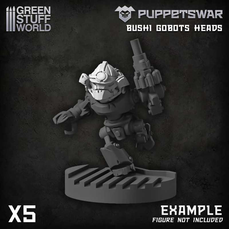 PuppetsWar - Bushi Gobots Heads 2