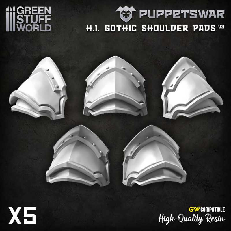 PuppetsWar - H.I. Gothic Shoulder Pads V2 1