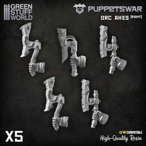 Puppetswar - Orc Axes - Right 1