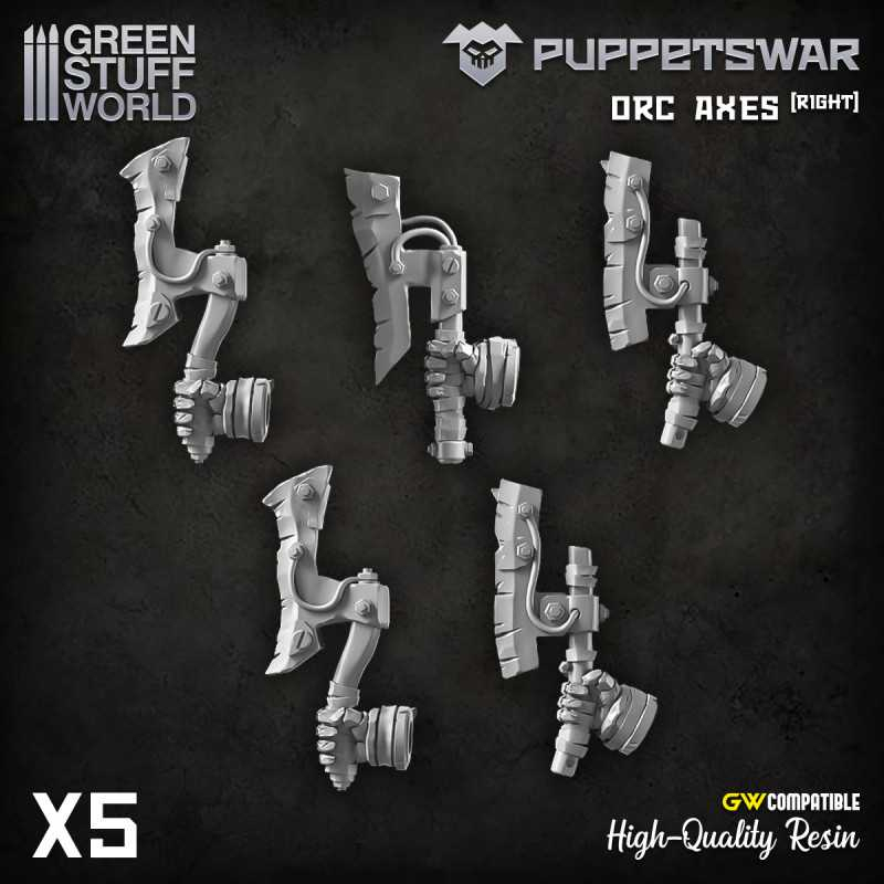 Puppetswar - Orc Axes - Right 1