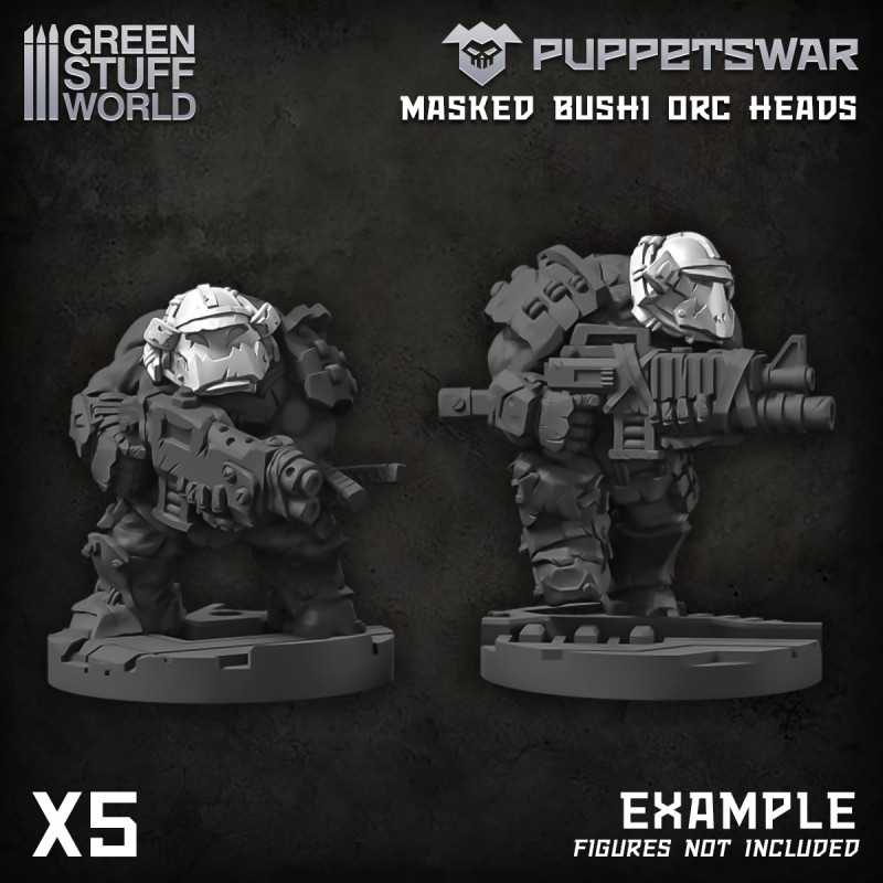 PuppetsWar - Masked Bushi Ork Heads 2