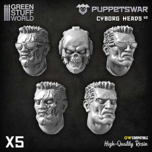 PuppetsWar - Cyborg Heads 1