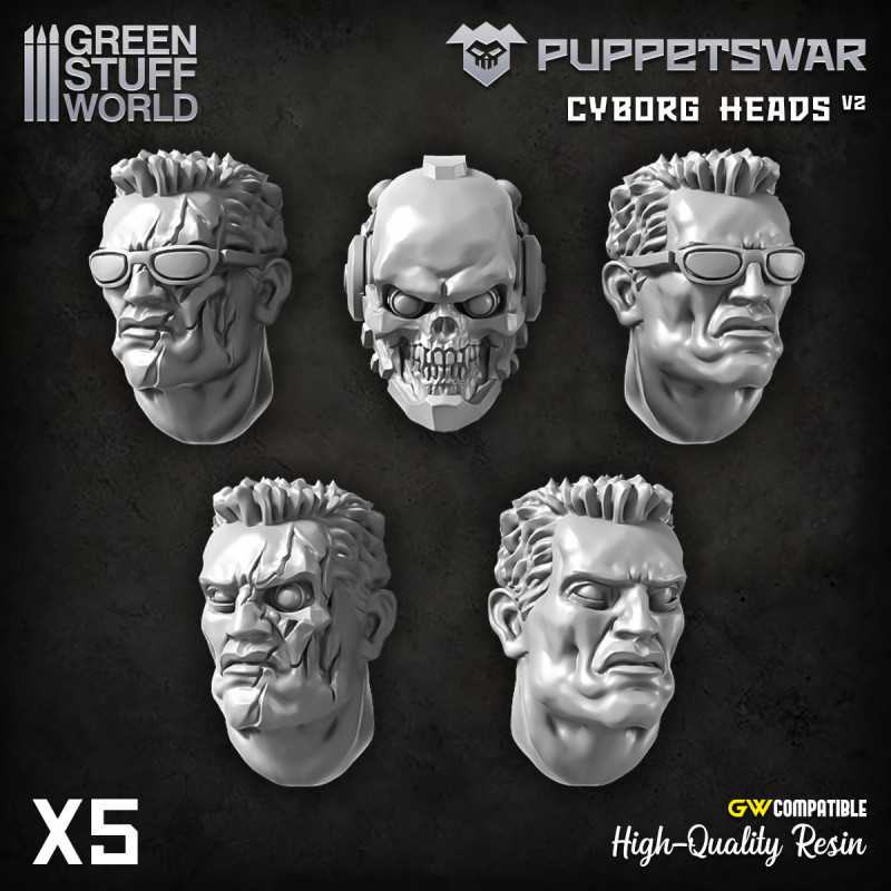 PuppetsWar - Cyborg Heads 1