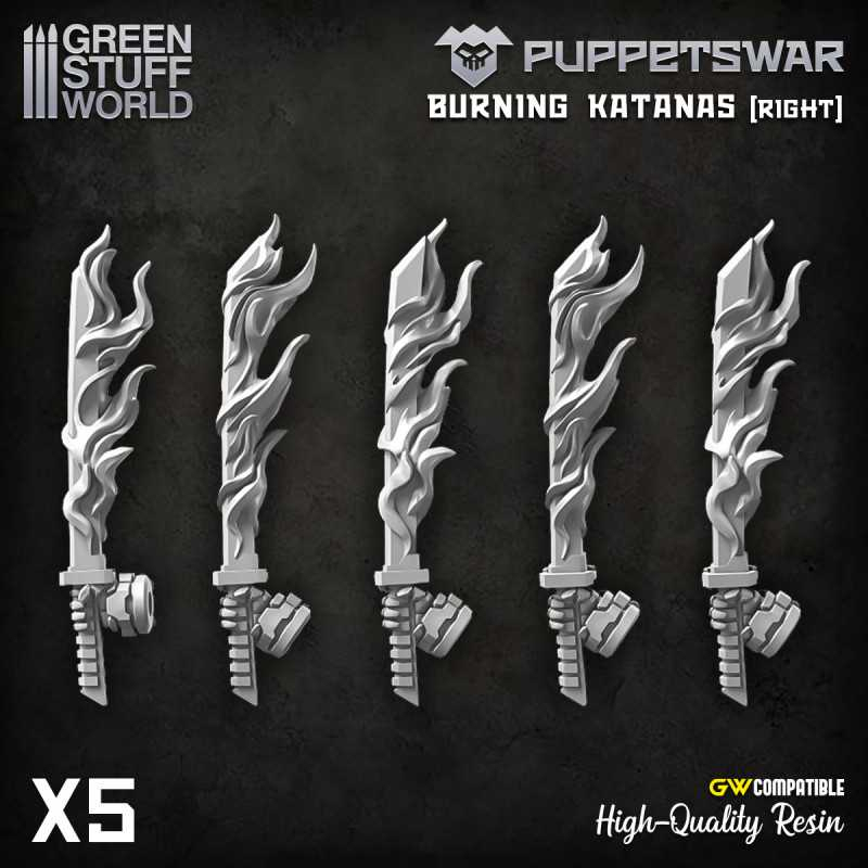 Puppetswar - Burning Katanas - Right 1
