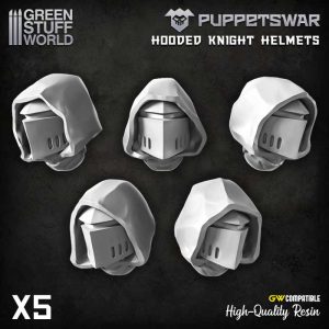 Hooded Knight Helmets 1