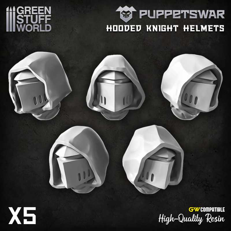 Hooded Knight Helmets 1