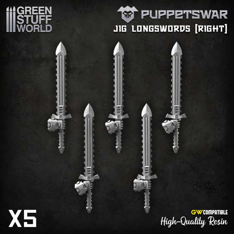 Puppetswar - Jig Longswords - Right 1