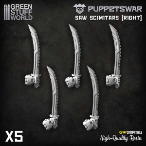 Puppetswar - Saw Scimitars - Right 1