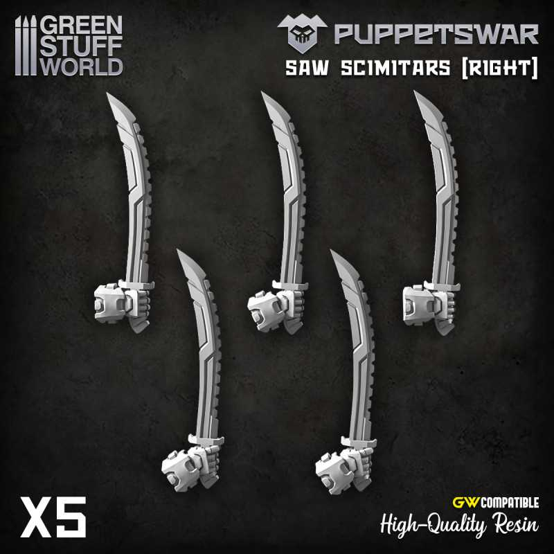 Puppetswar - Saw Scimitars - Right 1