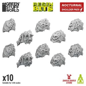 DakkaDakka - Nocturnal - Night Lords Shoulder Pads Set 01 1