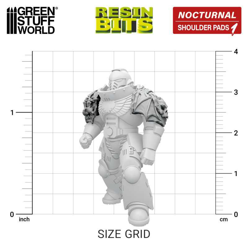 DakkaDakka - Nocturnal - Night Lords Shoulder Pads Set 01 2
