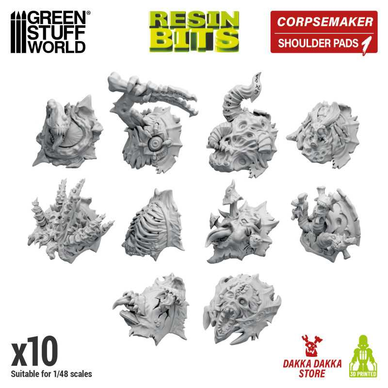 DakkaDakka - Corpse Maker - Nurgle Shoulder Pads 01 1
