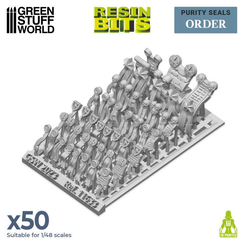 3D printed set - Purity Seals - ORDER 2