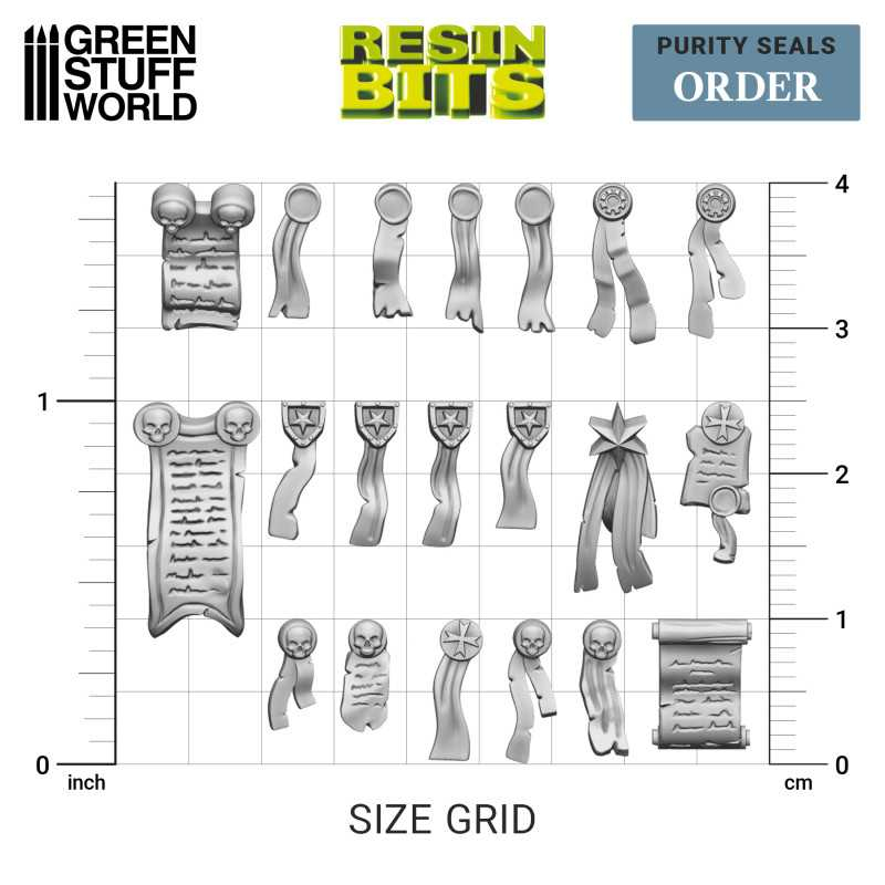 3D printed set - Purity Seals - ORDER 3