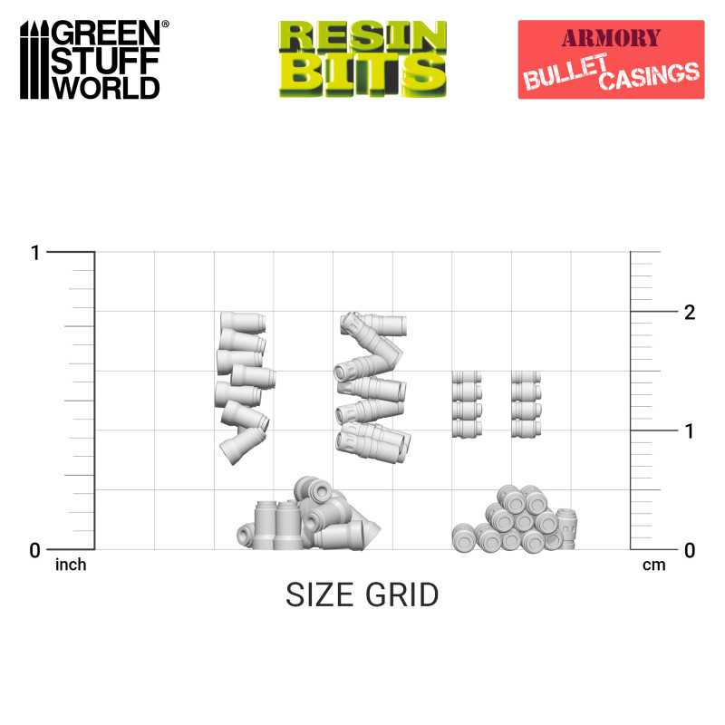 3D printed set - Bullet Casings 3