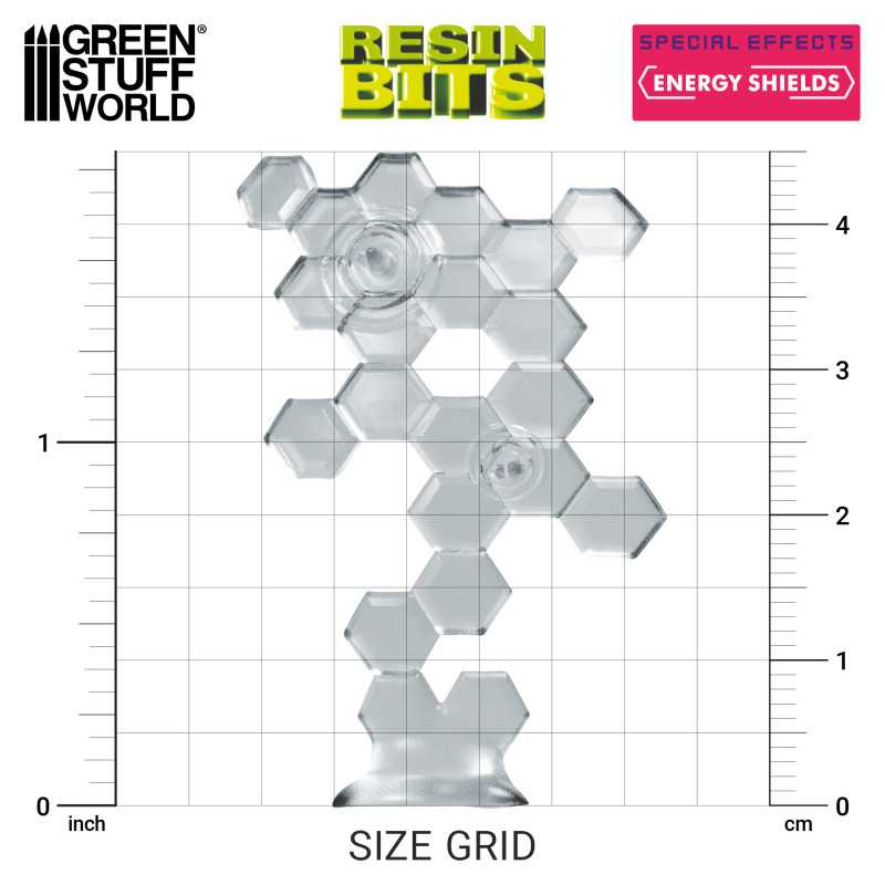 3D printed set - Energy Shields 3