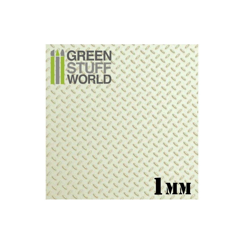 ABS Plasticard - Thread DIAMOND 1mm Textured Sheet 1
