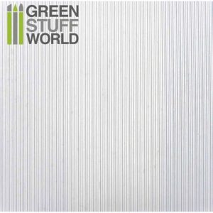 ABS Plasticard - CORRUGATED 0.5mm Textured Sheet - A4 1