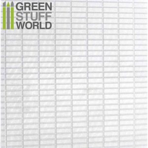 ABS Plasticard - LARGE RECTANGLES Textured Sheet - A4 1