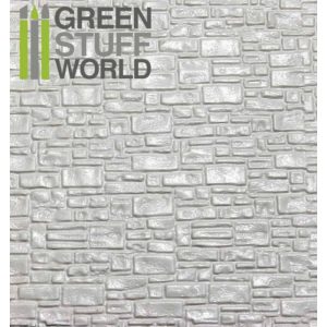 ABS Plasticard - SMOOTH ROCK WALL Textured Sheet - A4 1
