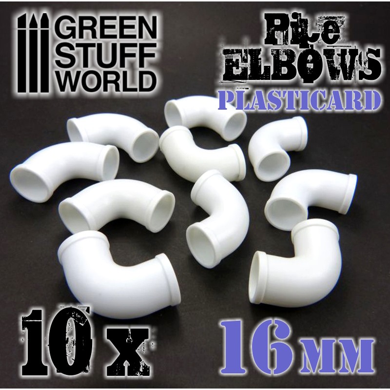 Plasticard Pipe ELBOWS 16mm 2