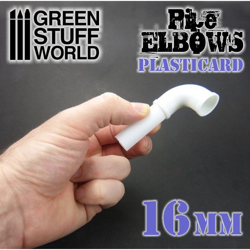 Plasticard Pipe ELBOWS 16mm 3