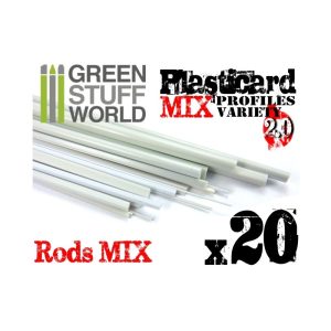 ABS Plasticard - Profile - 20x RODs Variety Pack 1