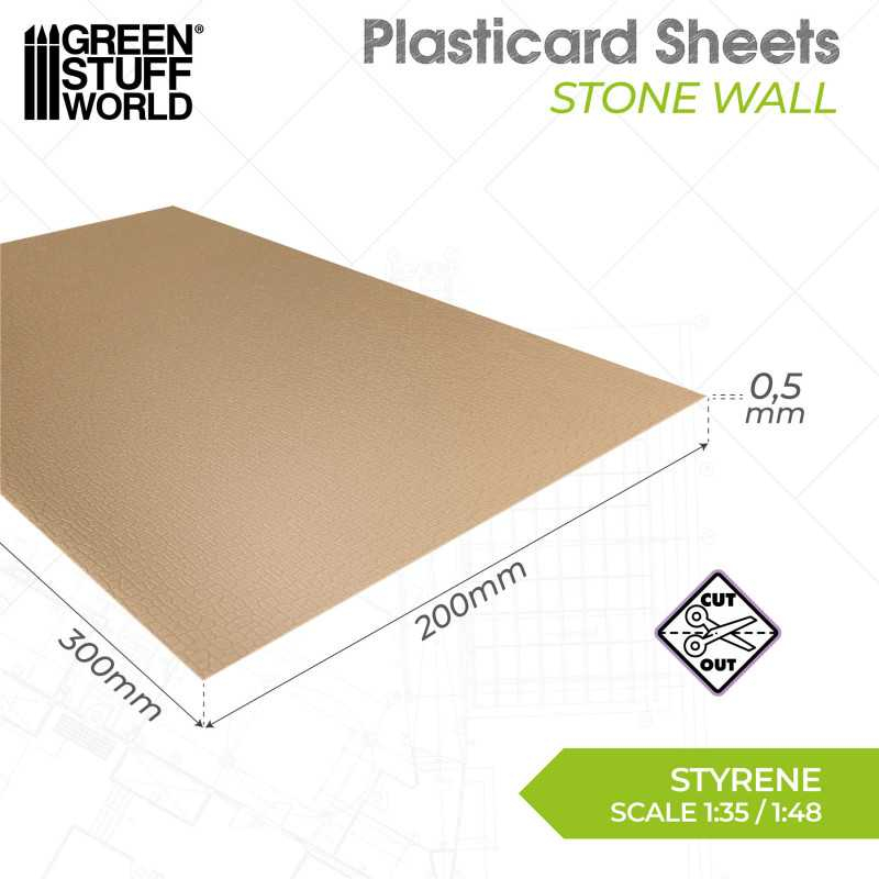 Plasticard - Stone Wall 2
