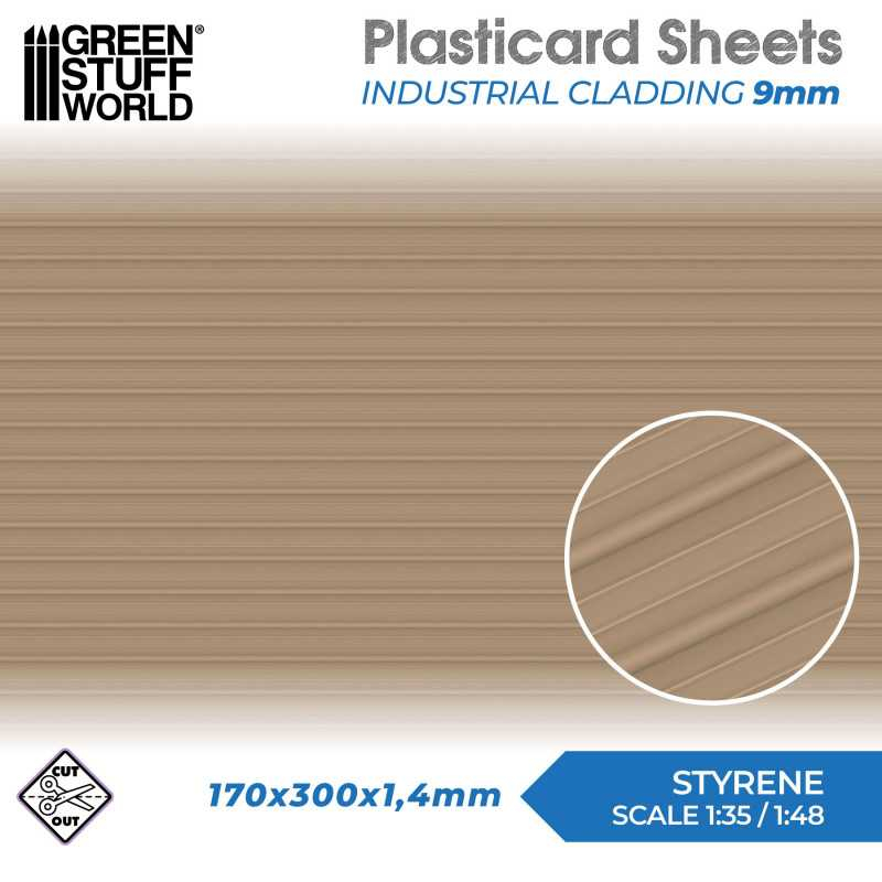 Plasticard - Industrial Cladding 9mm 1